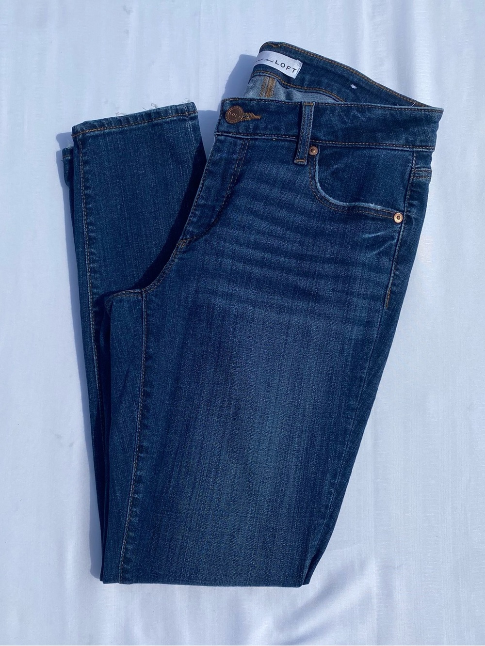 LOFT Dark Indigo Slim Jeans